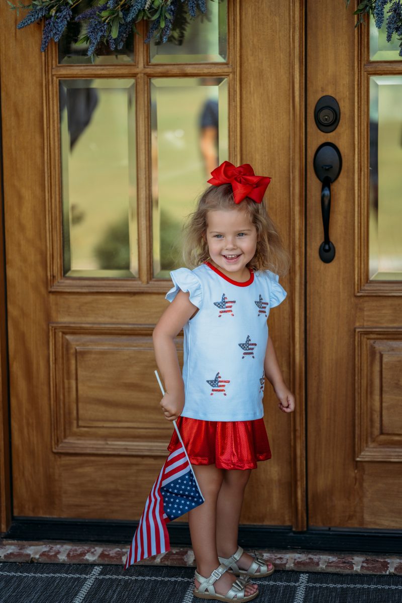 Sparkle Stars Applique A/S Shirt