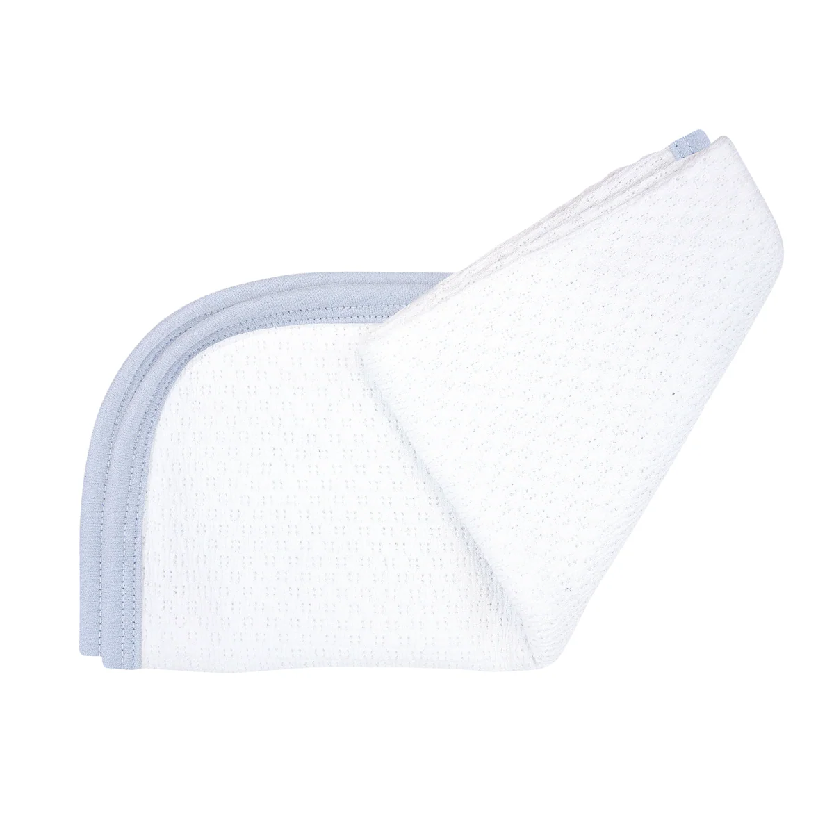 Knit Swaddle Blanket - Pima Trim