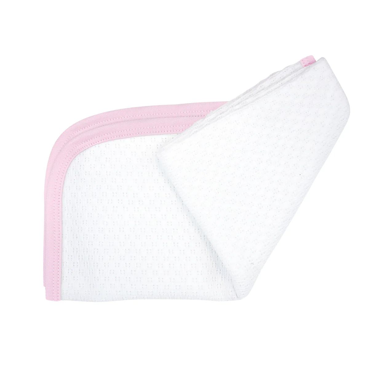 Knit Swaddle Blanket - Pima Trim
