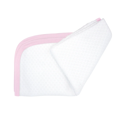 Knit Swaddle Blanket - Pima Trim