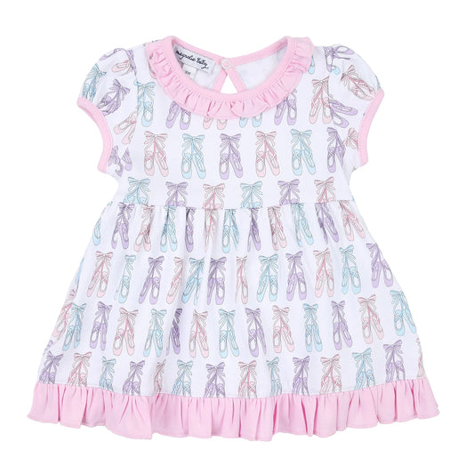 Ballerina Girl Printed SS Dress Set