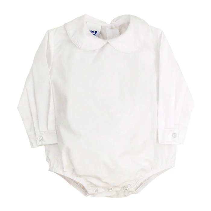 Boys L/S Onesie - White