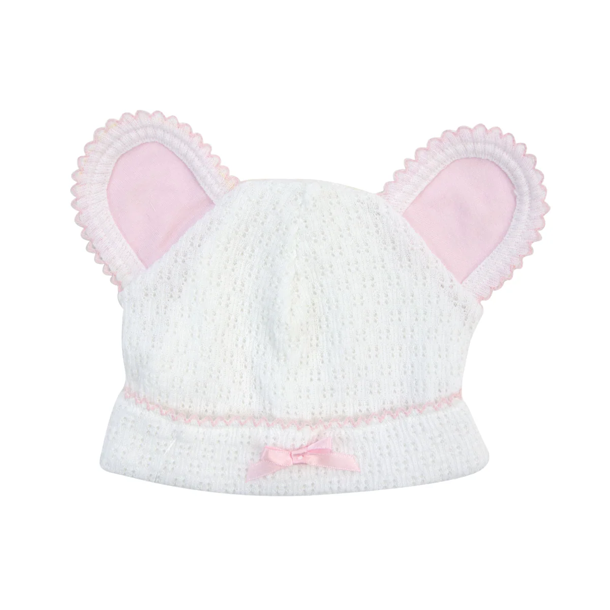 Bear Beanie - Pima Trim