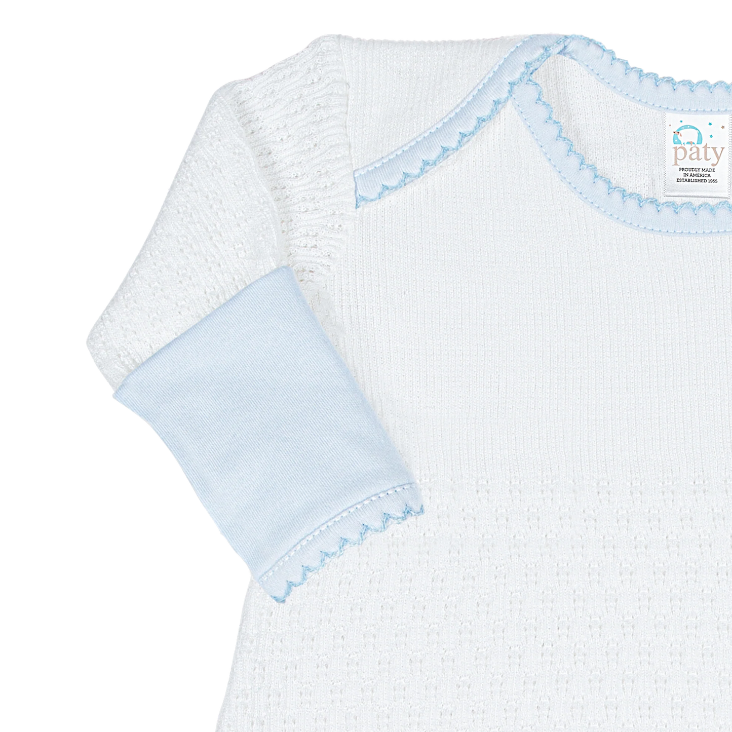 Overlap Gown - Pima Trim