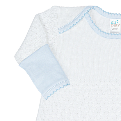 Overlap Gown - Pima Trim