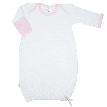 Overlap Gown - Pima Trim