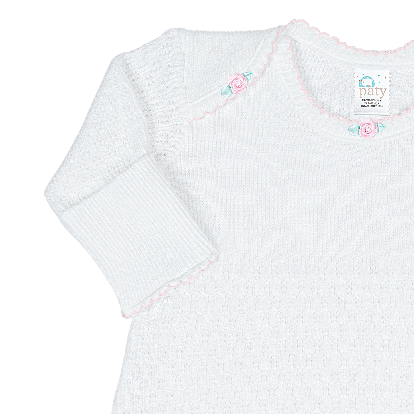 Overlap Shoulder Gown W/ Rosettes