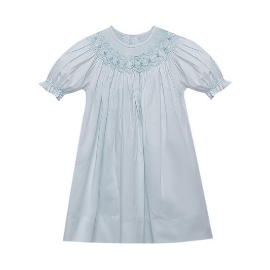 Georgette Dress - Azure Afternoon
