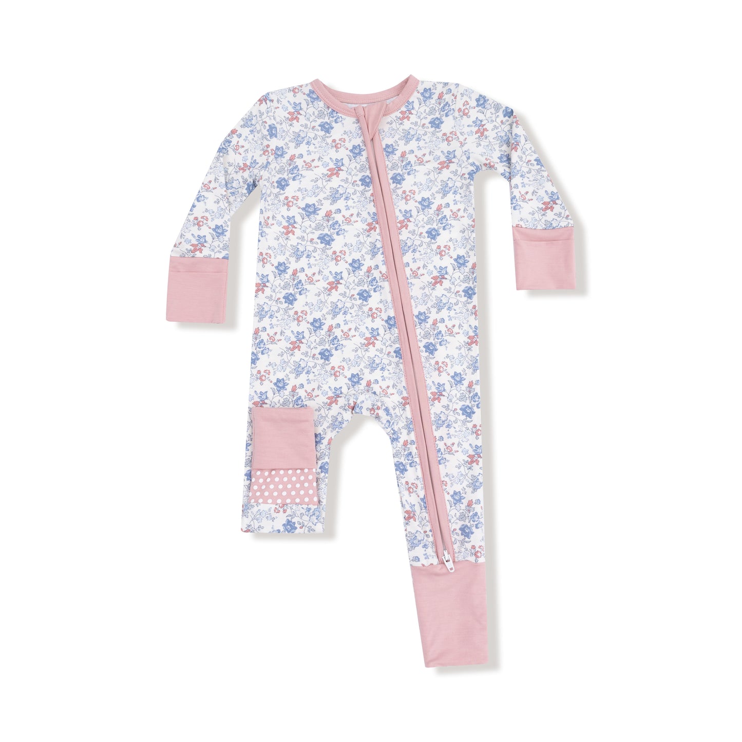 Country Girl Floral - Zip Footie