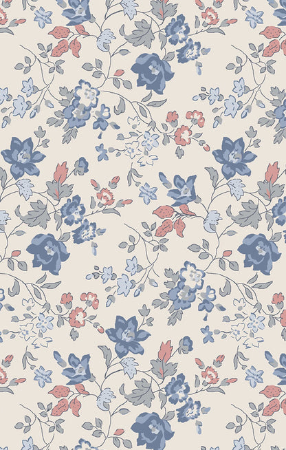 Country Girl Floral - Zip Footie