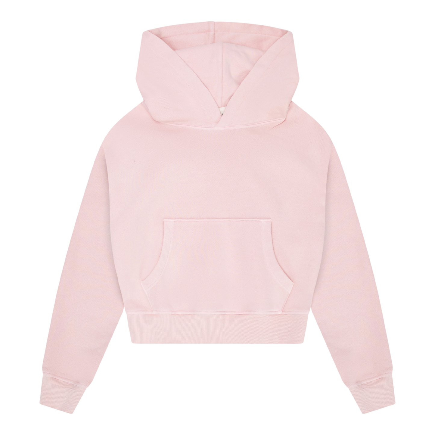 Cotton Cropped Pocket Hoodie