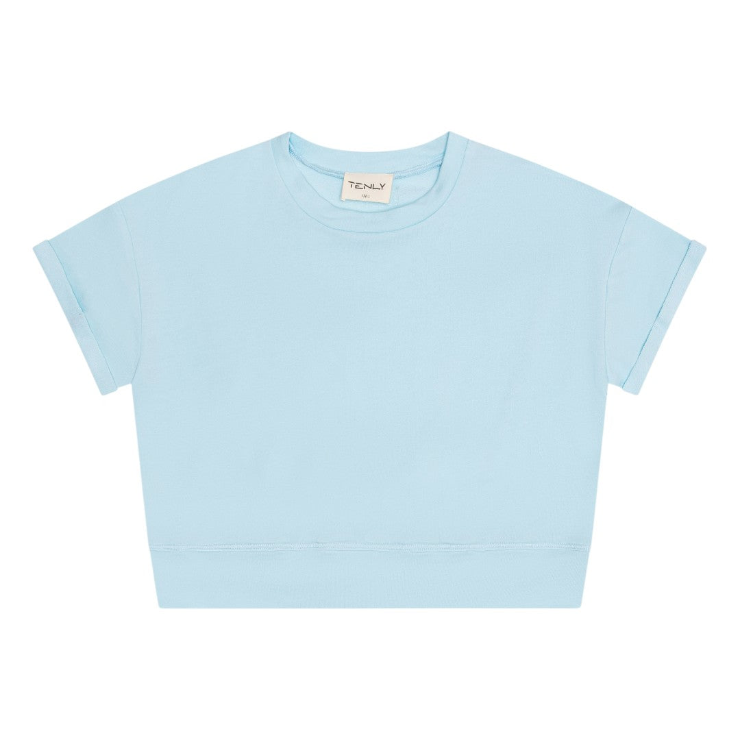 French Terry Waist Tee - Calypso