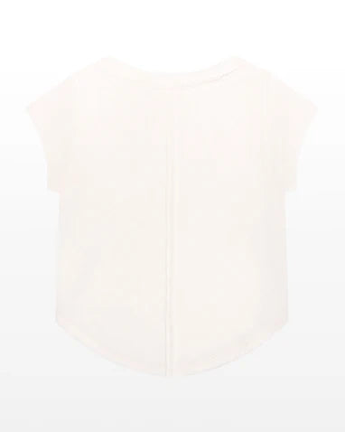 Exposed Cap Sleeve Tee