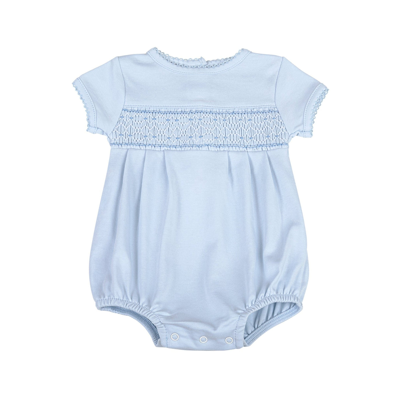 Blue Smocked Bubble - 5312-278