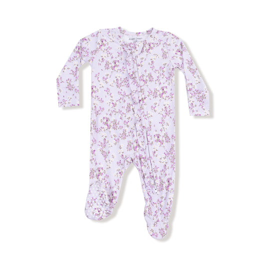 Sweet Dream Florals - Zip Footie