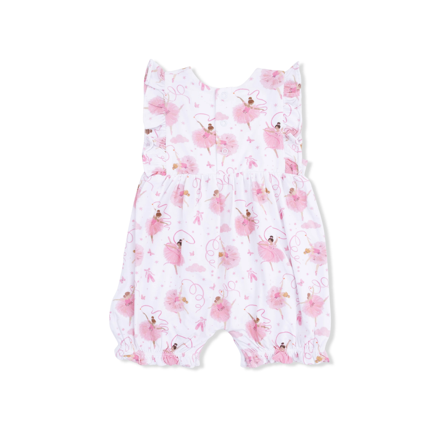 Ruffle Playsuit - Ribbon Ballerinas
