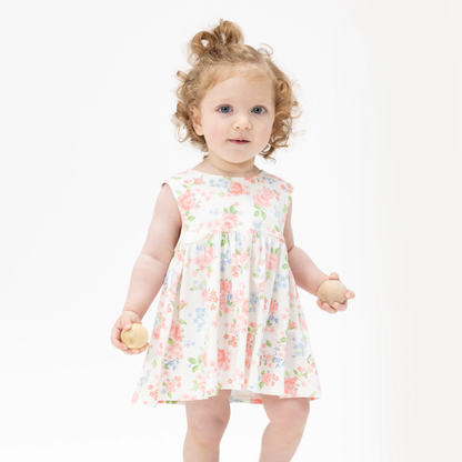 Dress W/ Bloomer - Cute Little Roses