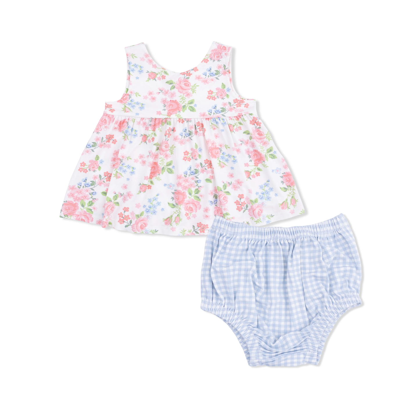 Dress W/ Bloomer - Cute Little Roses