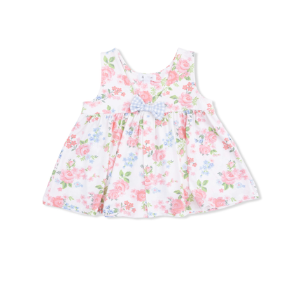 Dress W/ Bloomer - Cute Little Roses