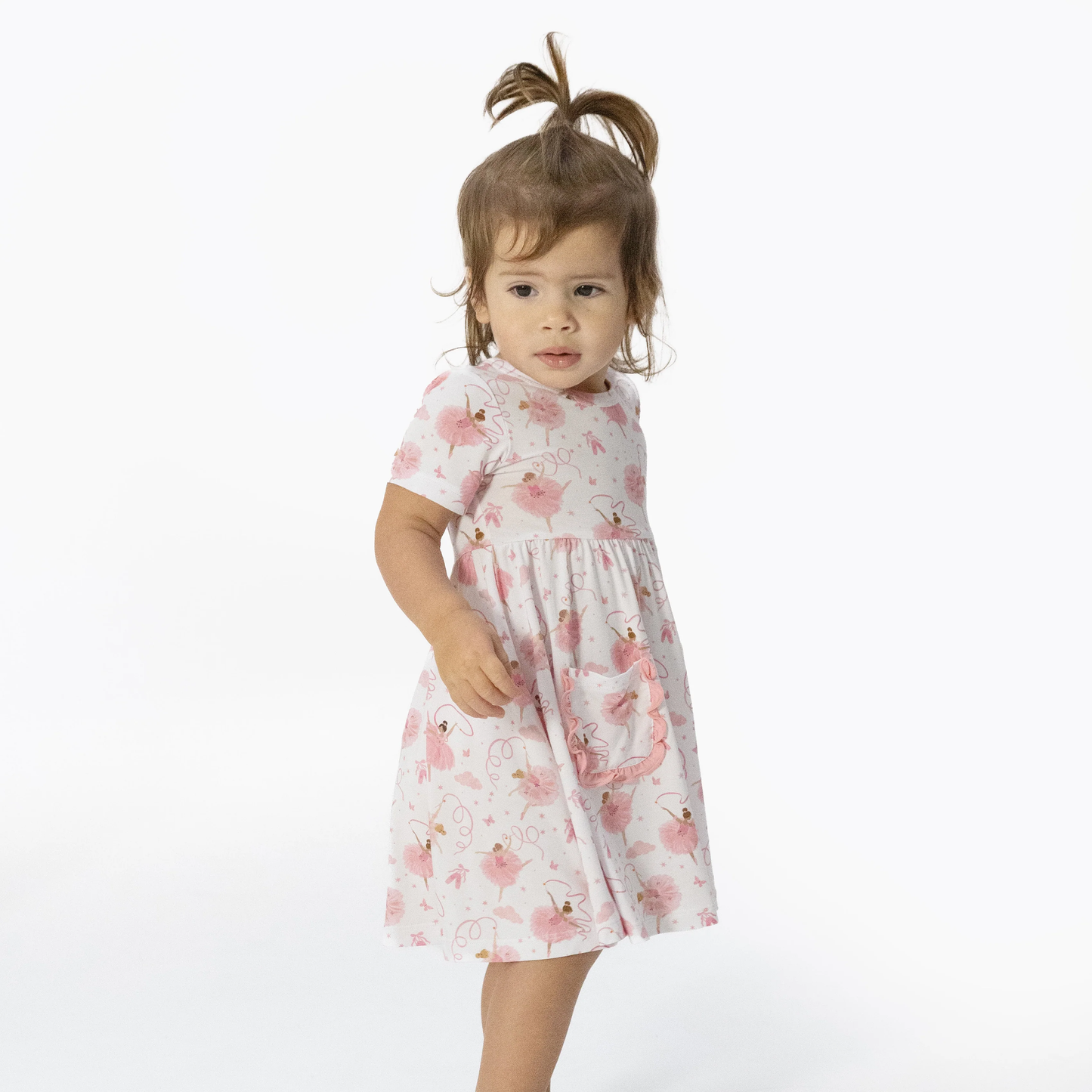 Twirly Dress W/ Short - Ribbon Ballerinas