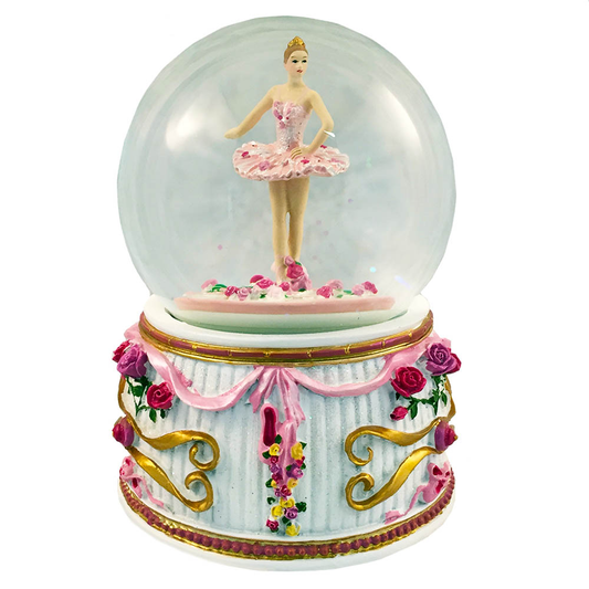 Turning Ballerina Snow Globe