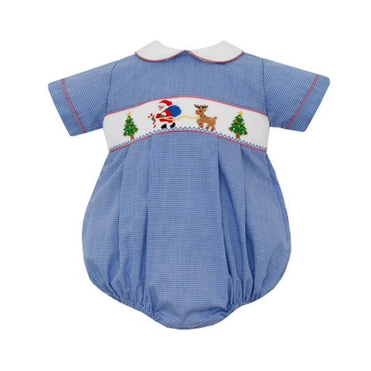 Santa Claus W/ Reindeer Bubble