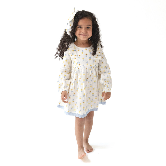 Western Sunflower Dress Set