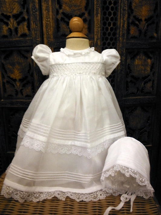 Christening Gown W/ Bonnet