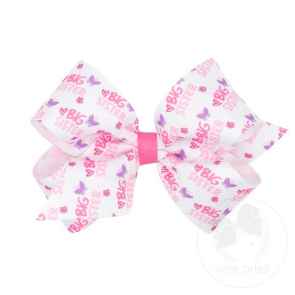 Med. Grosgrain Big Sis Bow - 1697