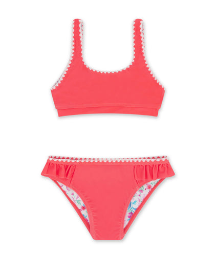 4 The Frill of It Bikini - Coral Sun