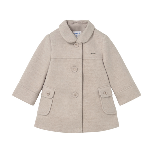 Wool Coat - Stone