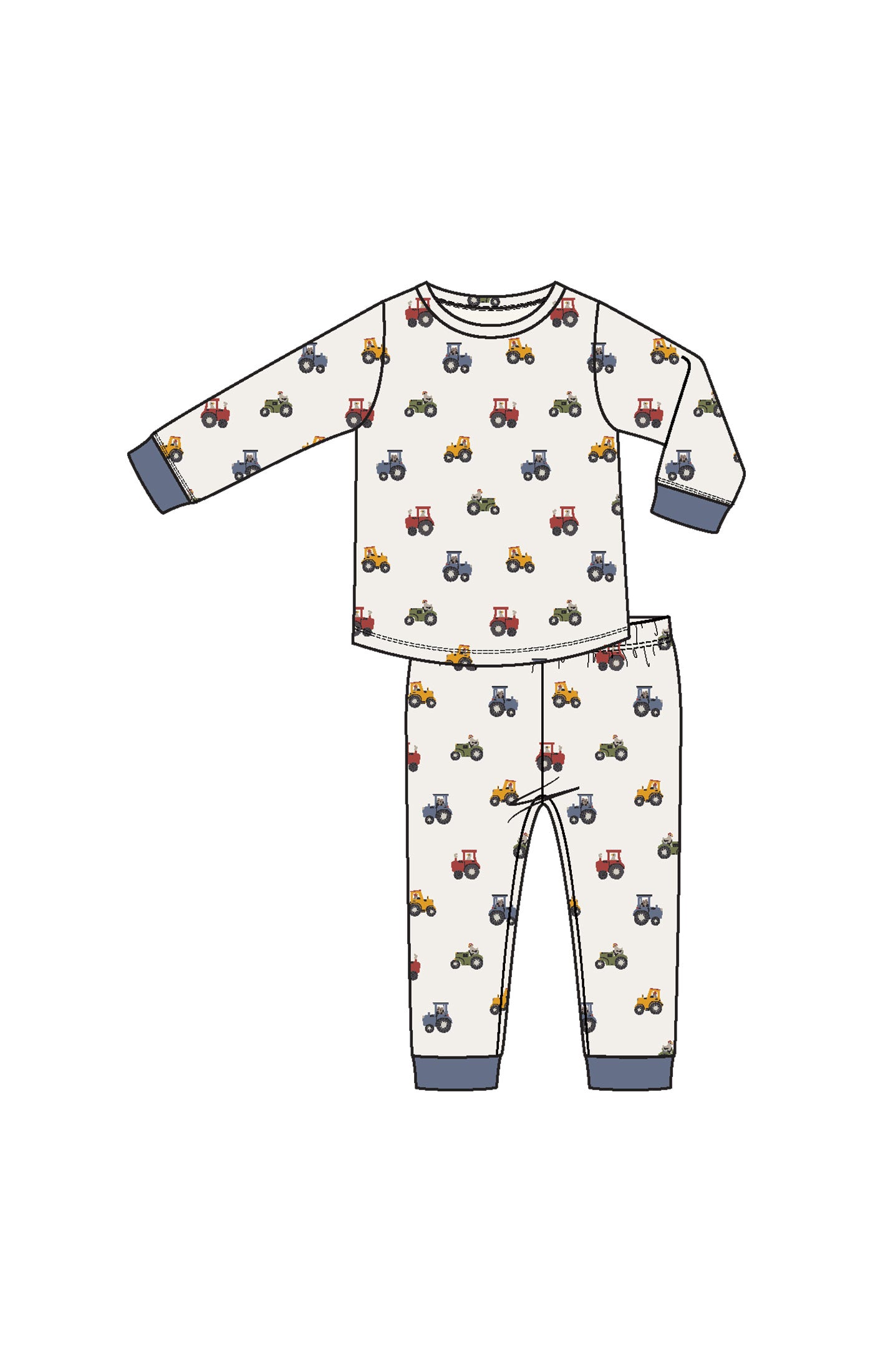 Mini Tractors - L/S Lounge Set