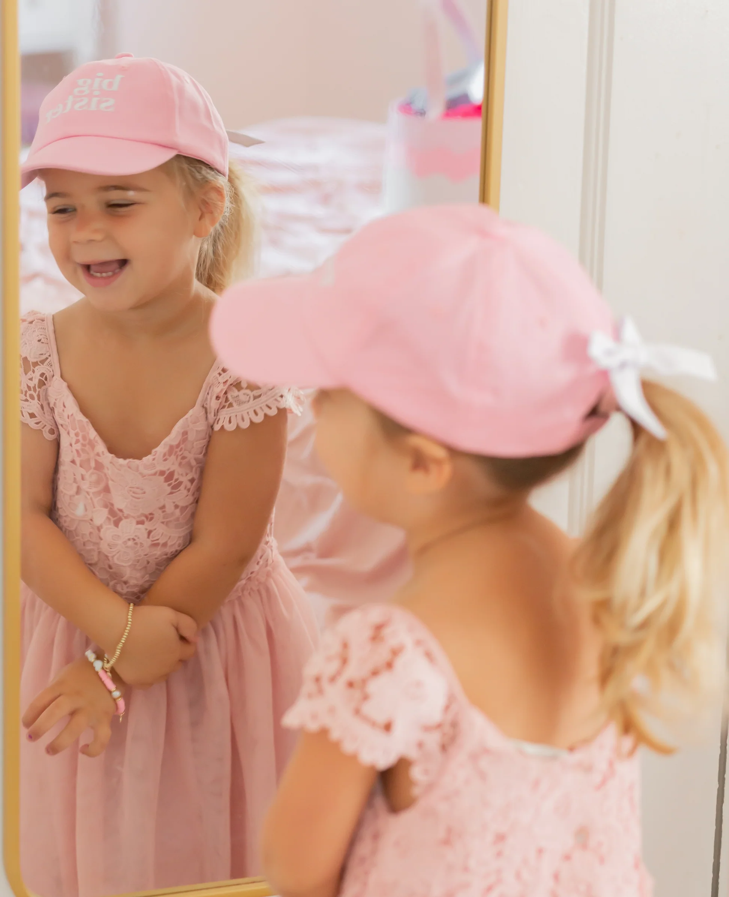 Pink Big Sister Hat