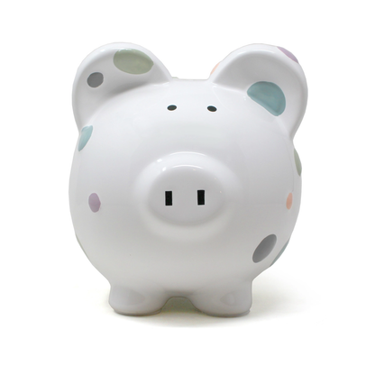 Pastel Multi Dot Pig