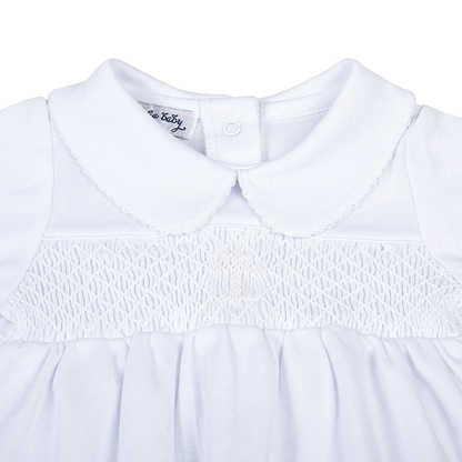 Blessed F24 Smocked Collared Gown