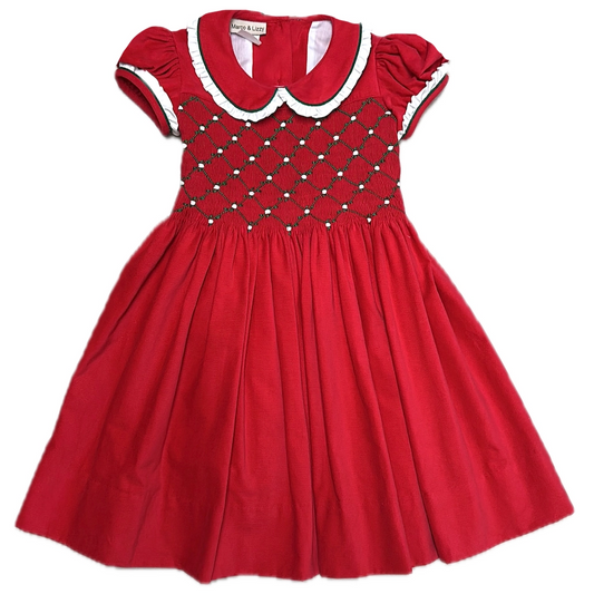 Christmas Classic Smocked Dress