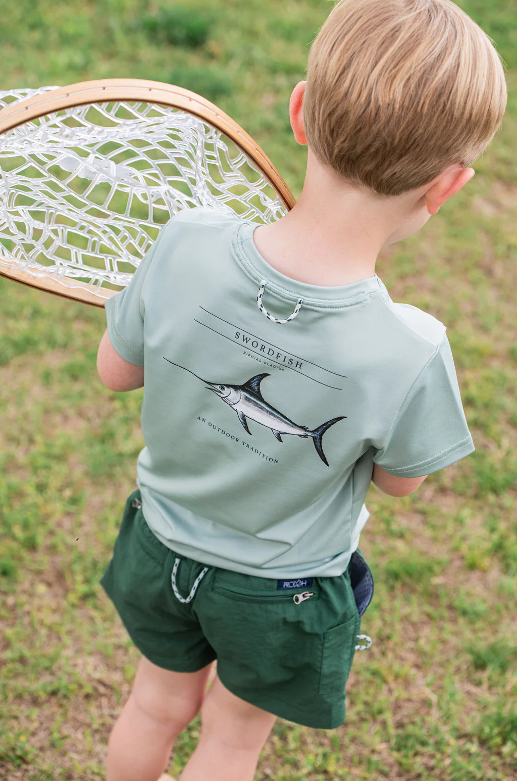 Blue Surf Swordfish Perf. S/S Tee