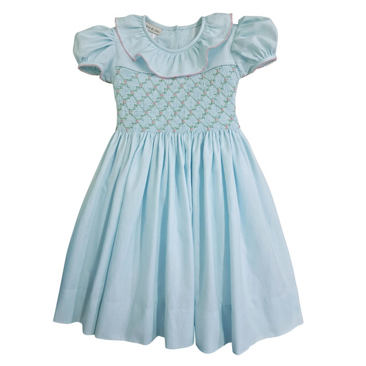 Classic Mint Smocked Dress