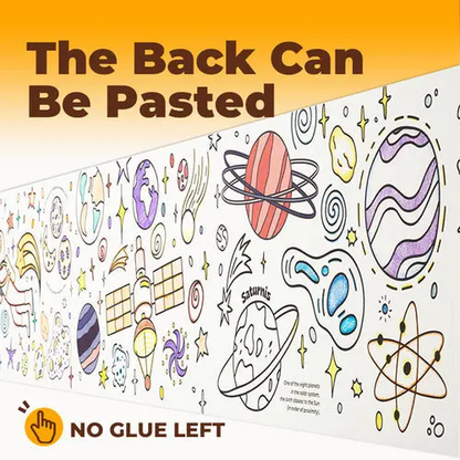 Coloring Rolling Paper - Space