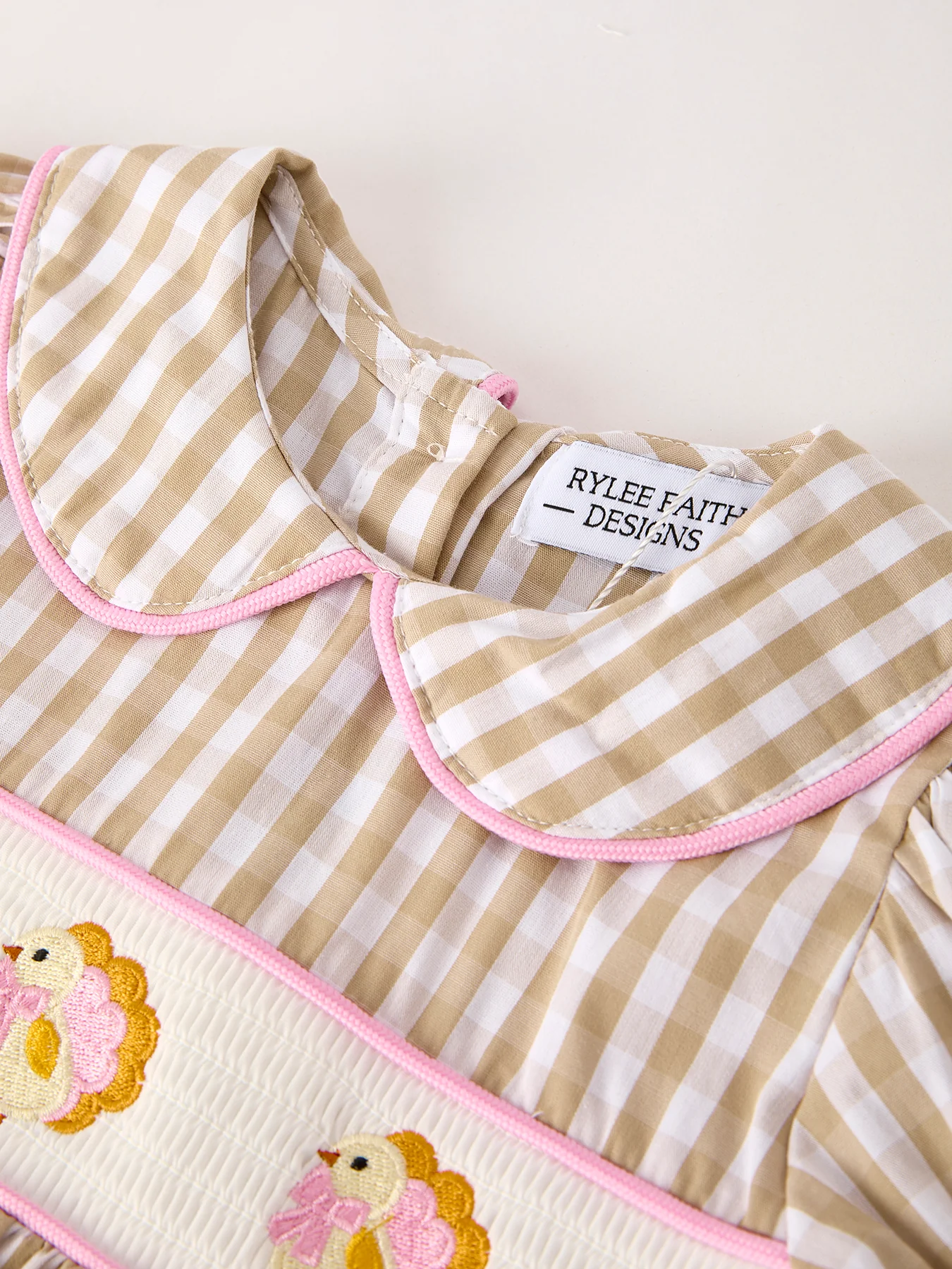 Thanksgiving Plaid Smock Dress