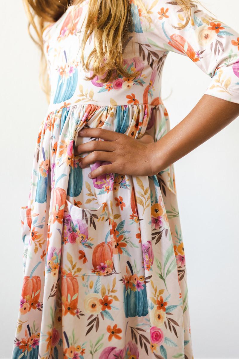 Harvest Blooms Twirl Dress