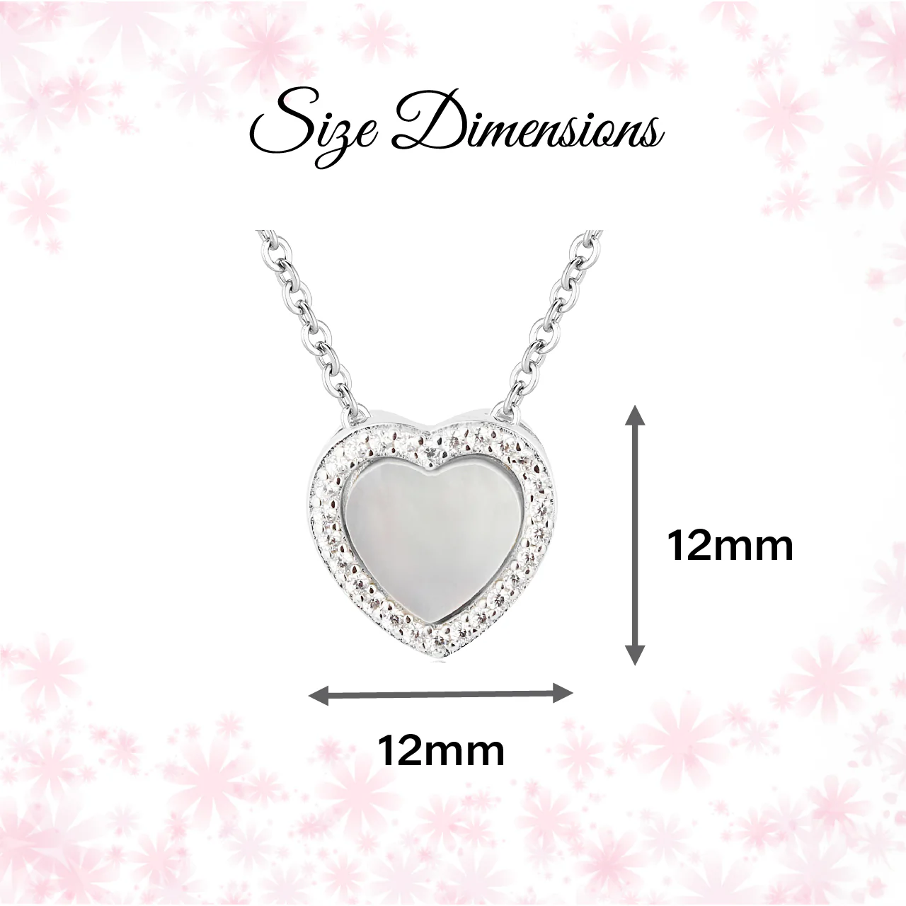 Mother of Pearl - Heart Necklace