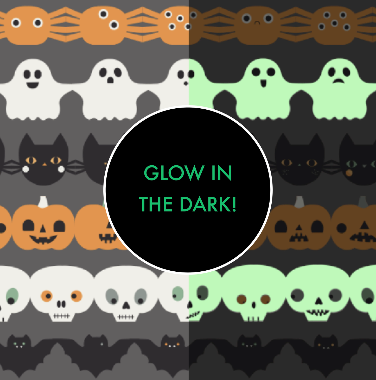Halloween Glow in the Dark L/S PJs