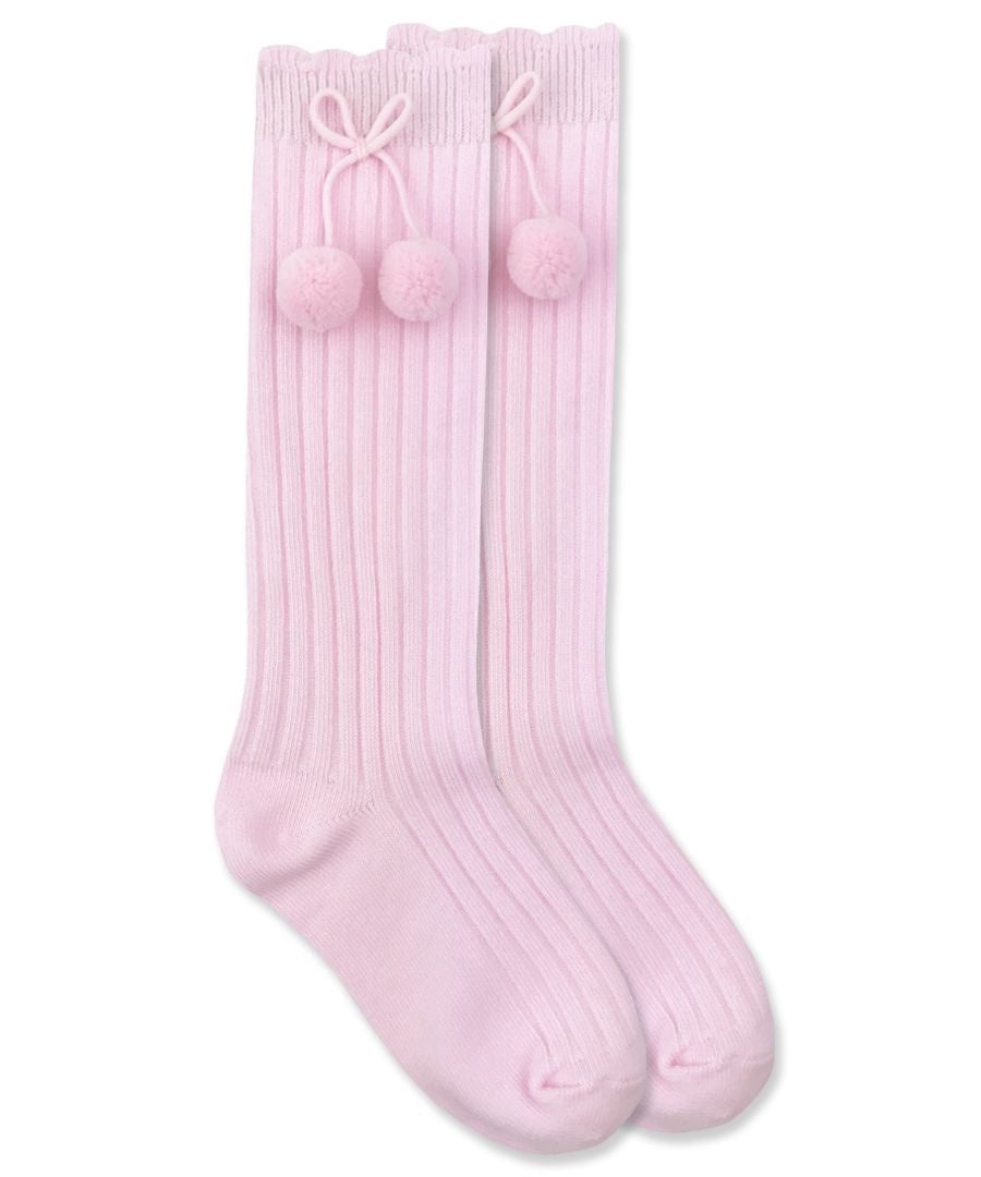 Pom Pom Knee Hi Sock - 1640