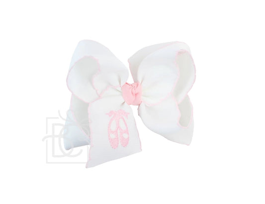 Ballet Shoes Embroidered Bow