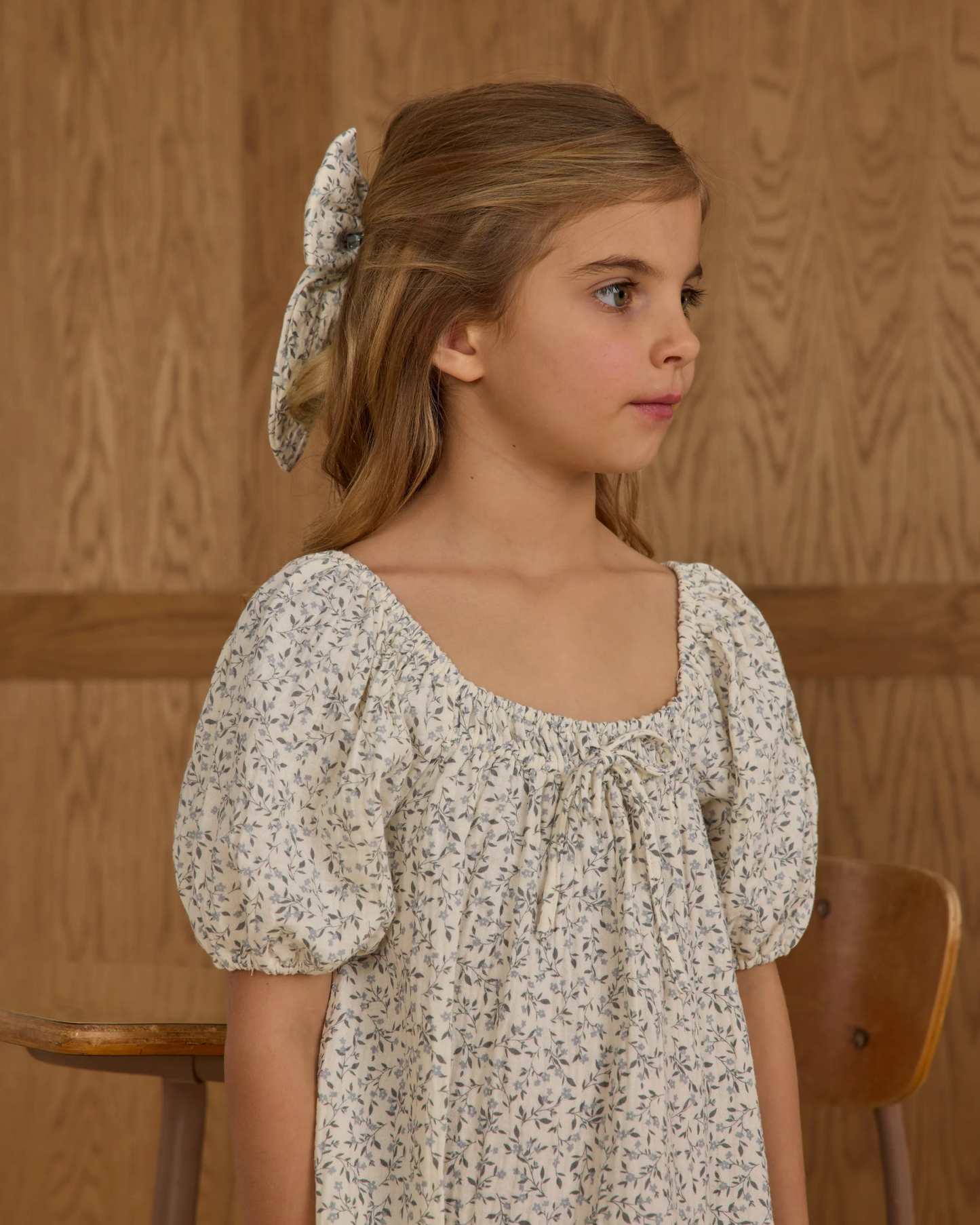 Sabrina Mini Dress - Blue Vines