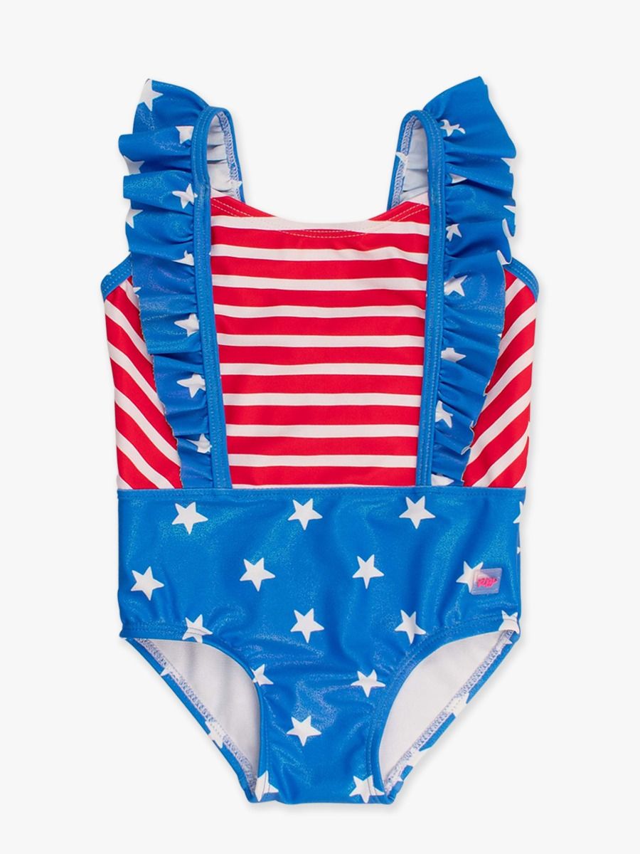Shimmer Stars & Stripes Pinafore 1 Pc