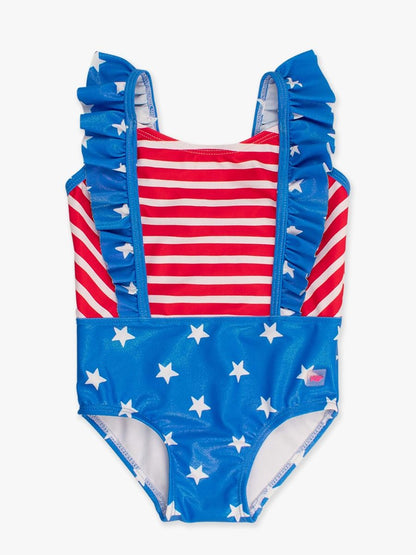 Shimmer Stars & Stripes Pinafore 1 Pc