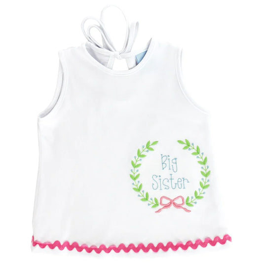 White Knit Big Sister Tee - 200-BS