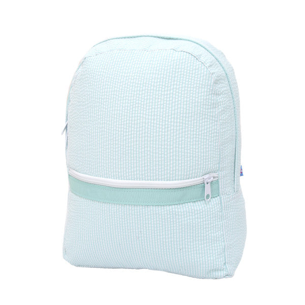 Medium Seersucker Backpack